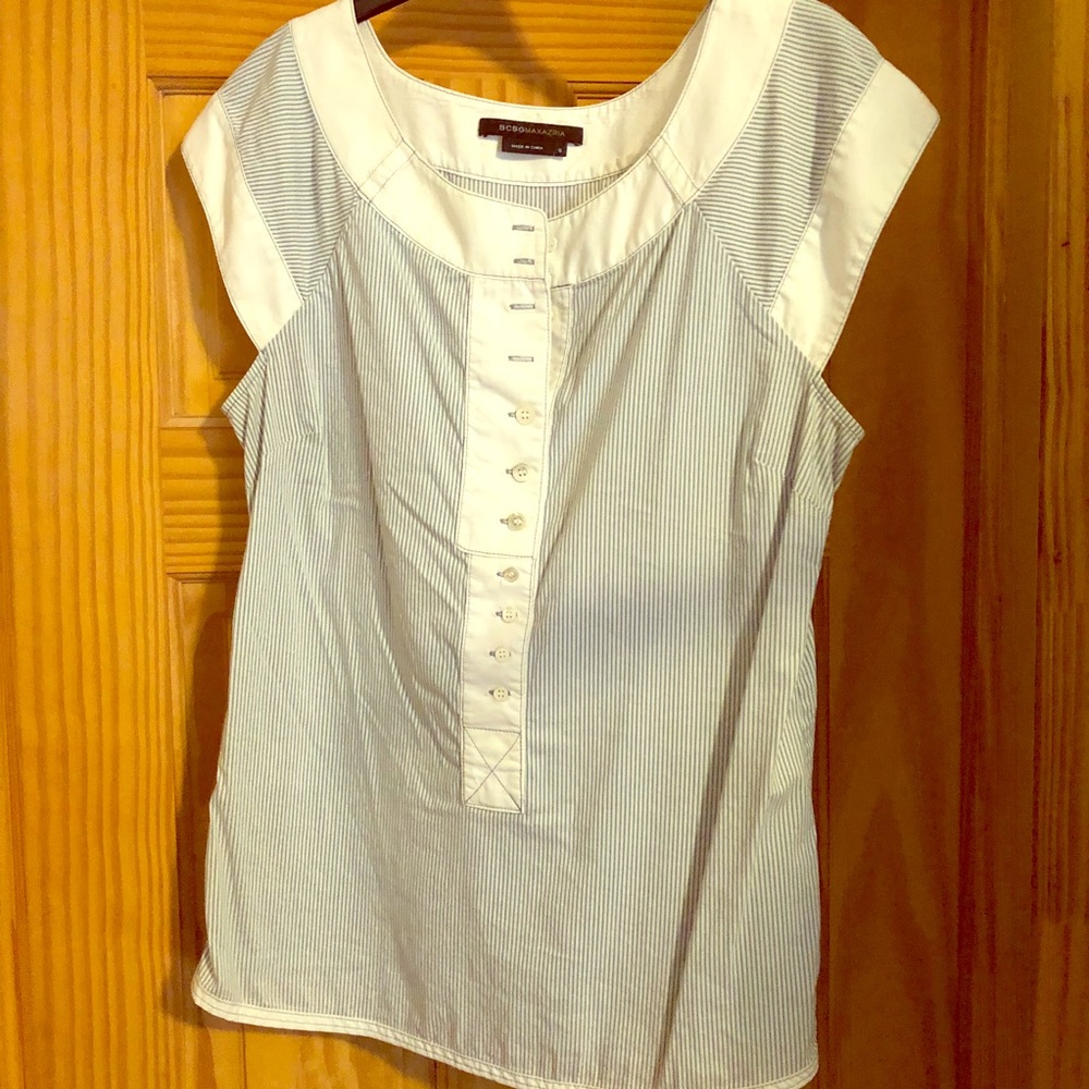 BCBG | Stripe Button Shirt